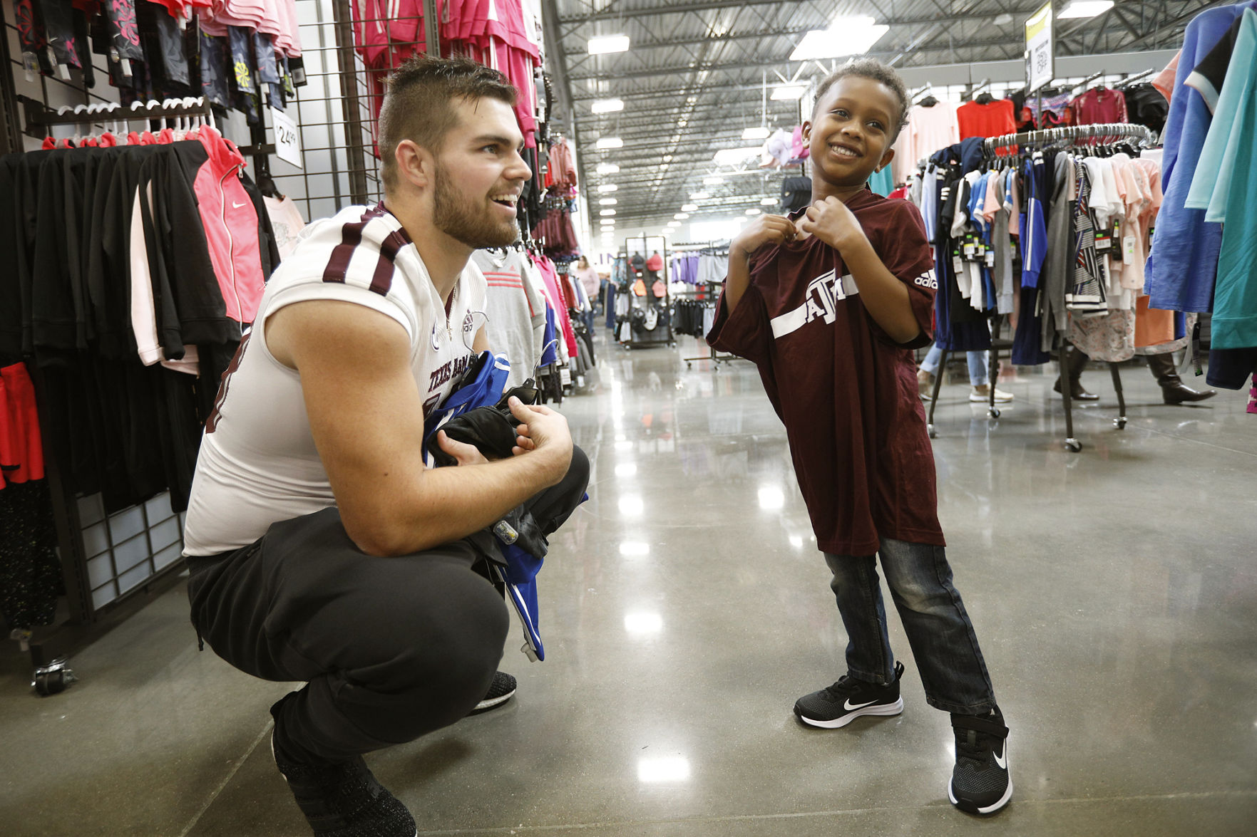 Texas Bowl shopping spree